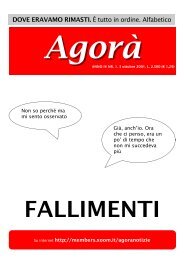 Fallimenti - Breve storia di un 