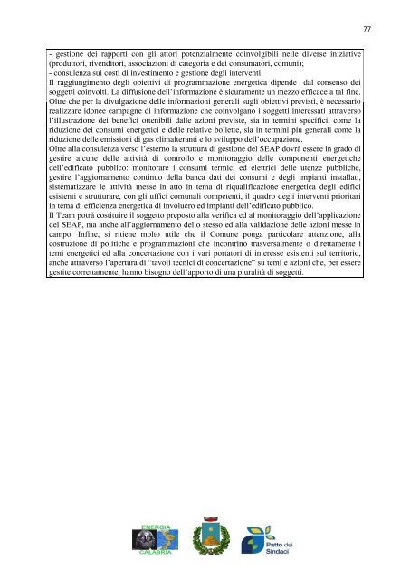 COMUNE DI PIETRAFITTA - Covenant of Mayors