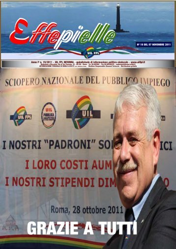 Effepielle n.19 del 7 novembre 2011 - UIL FPL settore Sanità