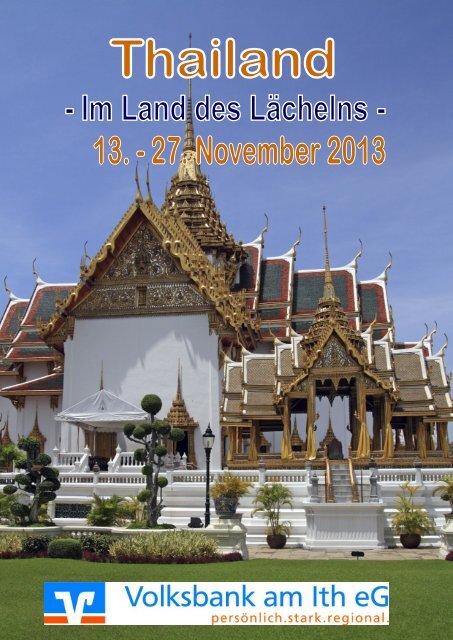 Flyer Thailand-Reise (PDF)