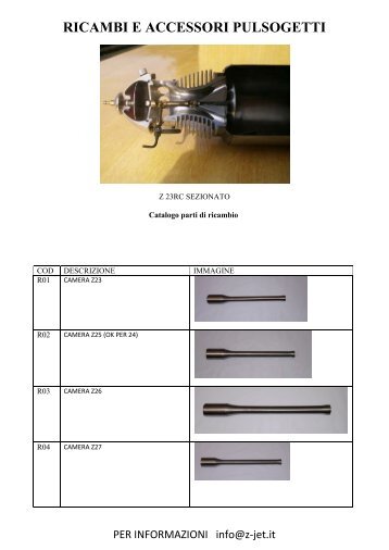 Catalogo Ricambi ed Accessori Pulsogetti v1.pdf - Z-JET