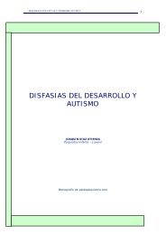 Disfasias del desarrollo y autismo - Equipo Específico de TGD