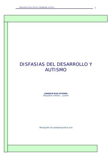 Disfasias del desarrollo y autismo - Equipo Específico de TGD