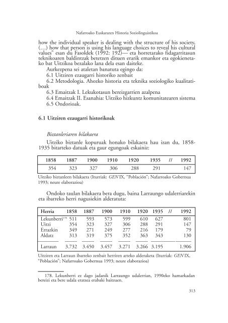 Nafarroako euskararen historia soziolinguistikoa