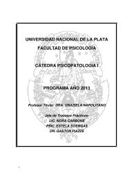 descargar programa 2013 - Facultad de Psicología - Universidad ...