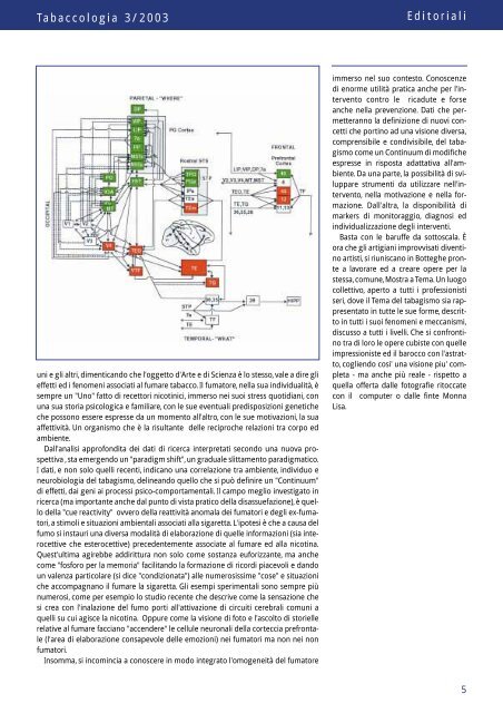 Scarica n. 3/2003 - Società Italiana di Tabaccologia