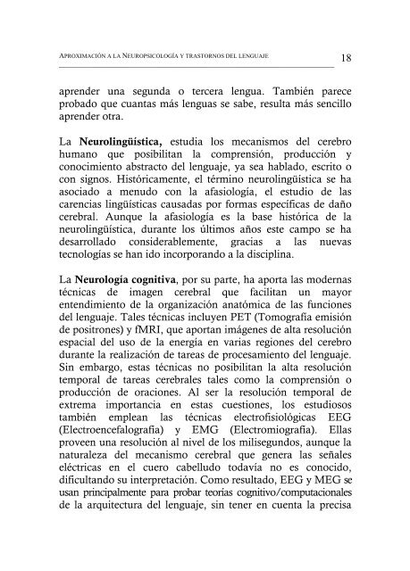 aproximación a la neuropsicología - ieRed