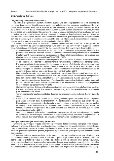 Psicoanálisis Multifamiliar en el proceso terapéutico del paciente ...