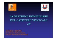 LA GESTIONE DOMICILIARE DEL CATETERE VESCICALE