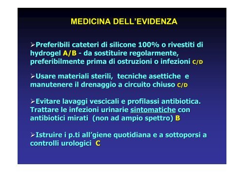 LA GESTIONE DOMICILIARE DEL CATETERE VESCICALE