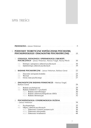 Zobacz spis treści (PDF) - Wydawnictwo Lekarskie PZWL