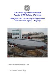 Informazioni generali - Università degli Studi di Parma