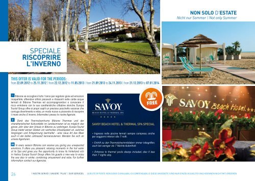 servizi - Hotel Bibione