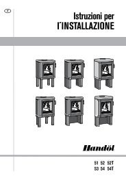 I´INSTALLAZIONE - Handöl Wood Burning Stoves