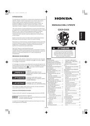 GX25·GX35 - Honda-engines-eu.com