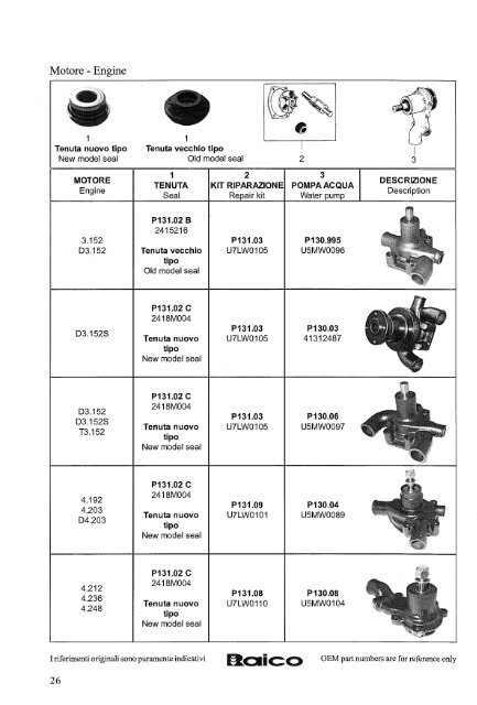 fl..aico - Raico tractor parts