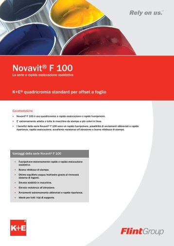 Novavit® F 100 - Flint Group