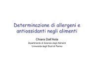 Determinazione di allergeni e antiossidanti negli alimenti - Aita