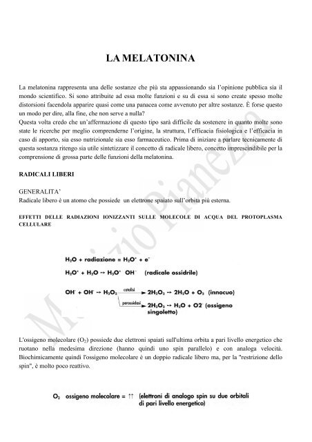 prostatite da melatonina