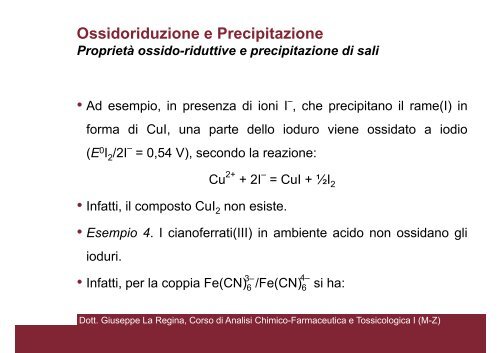 Corso di Analisi Chimico-Farmaceutica e Tossicologica I (M-Z) - CTF