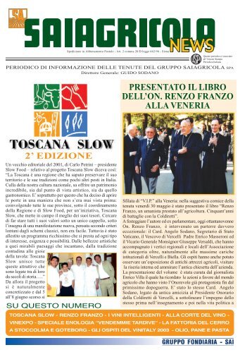 Scarica la rivista in formato PDF - Saiagricola