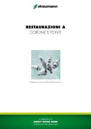 RESTAURAZIONI A corone e ponti - Straumann