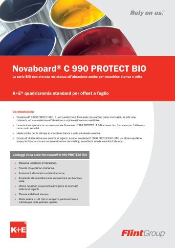 Novaboard® C 990 PROTECT BIO - Flint Group