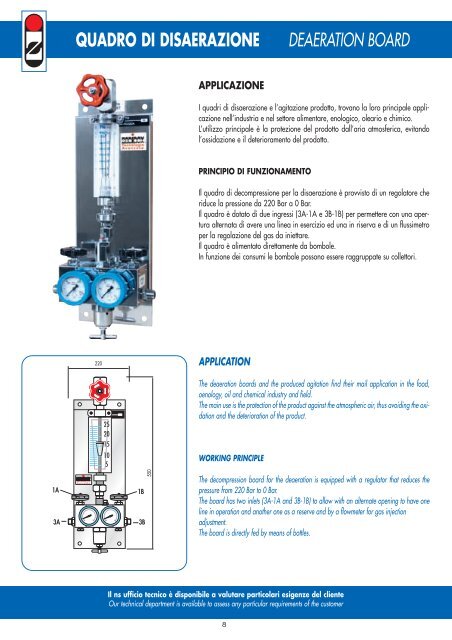 attrezzature per impianti di trattamento con gas inerti ... - Zaninox