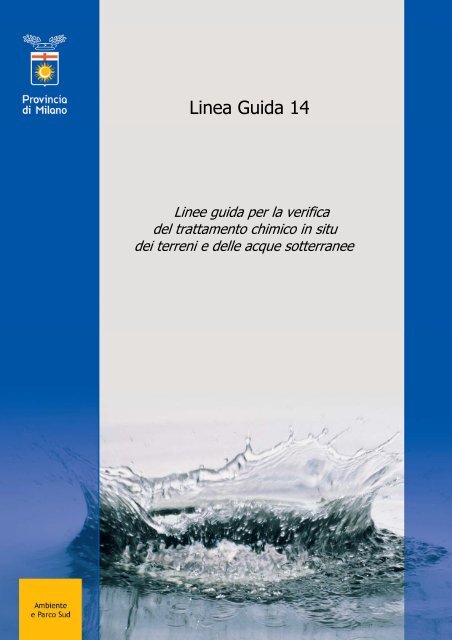 LINEE GUIDA – PUMP AND TREAT - Provincia di Milano