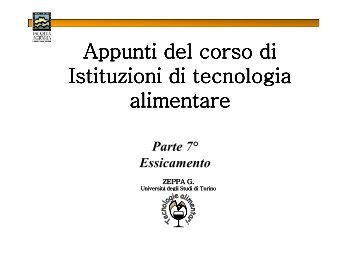 Essiccamento - Giuseppezeppa.It