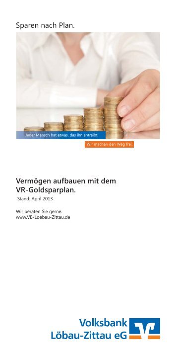 Informationen finden Sie im VR-Goldsparplan-Flyer - Pro Aurum