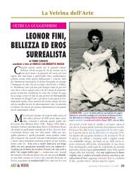 leonor fini ricordata da colombotto rosso - Art & Wine