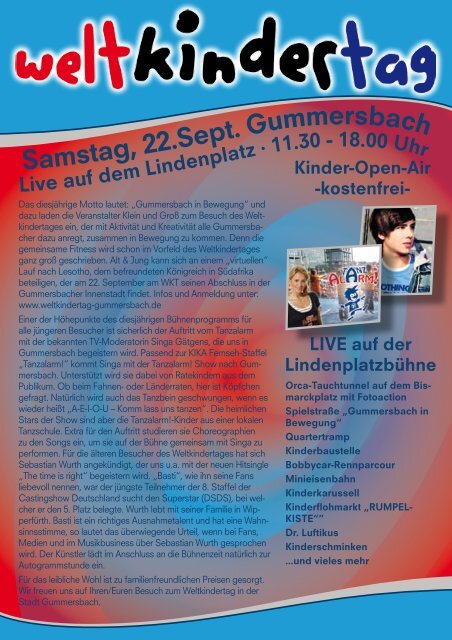 Samstag, 22.Sept. Gummersbach - Sparkasse Gummersbach-Bergneustadt