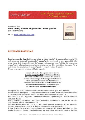 Dizionario essenziale - Carlo D'Adamo