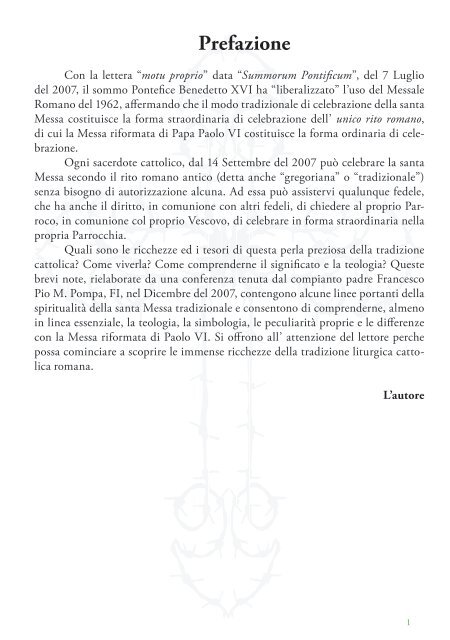 la santa messa tridentina.pdf - Parrocchia San Michele Arcangelo ...