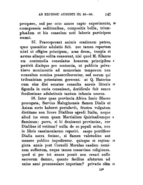 cornelii taciti, ab excessu divi augusti libri qui supersunt, pars prior