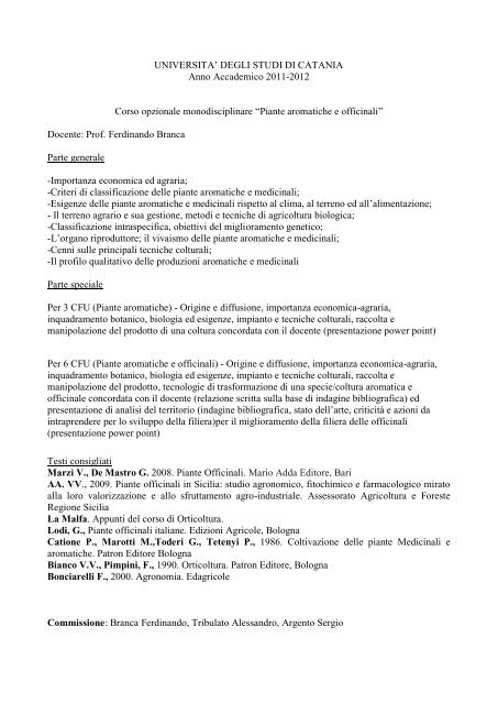 Piante aromatiche e officinali-Branca.pdf - Agraria