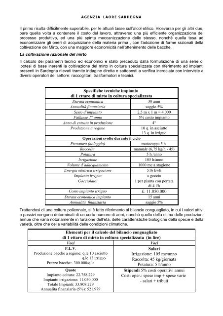 La filiera delle piante aromatiche ed officinali - GAL Sarcidano ...