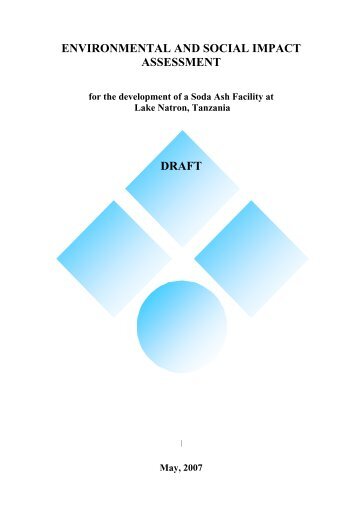 environmental and social impact assessment draft - Tanzania ...