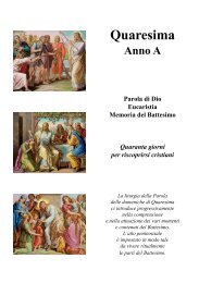 Sussidio liturgico per la quaresima - Diocesi di Brescia
