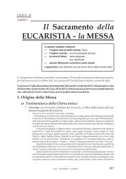 Il Sacramento della EUCARISTIA - la MESSA - Didaskaleion