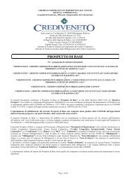 prospetto di base depositato il 17.12.2012 - Crediveneto