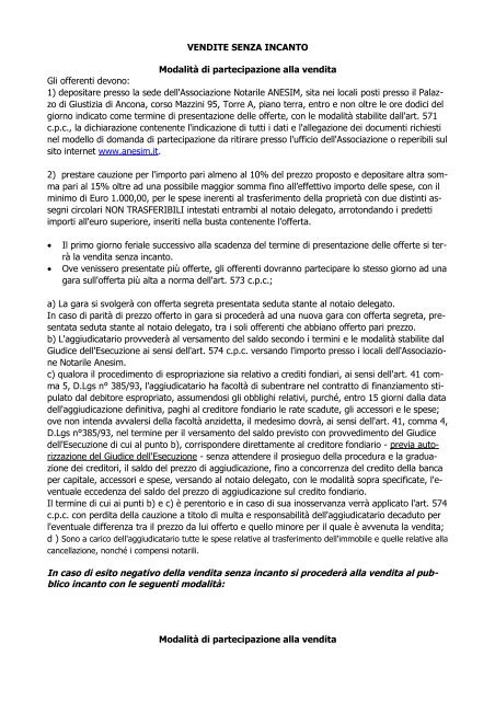 Tribunale Di Ancona Aste Immobiliari Anesim