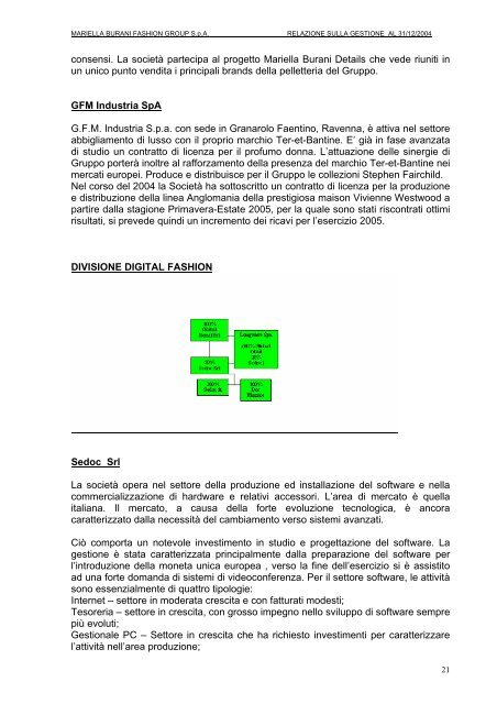 BILANCIO D'ESRCIZIO E CONSOLIDATO al 31 ... - Mariella Burani