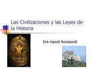 Las Civilizaciones y las leyes de la Historia