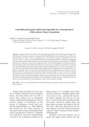 Litterfall and organic matter decomposition in a seasonal forest of ...