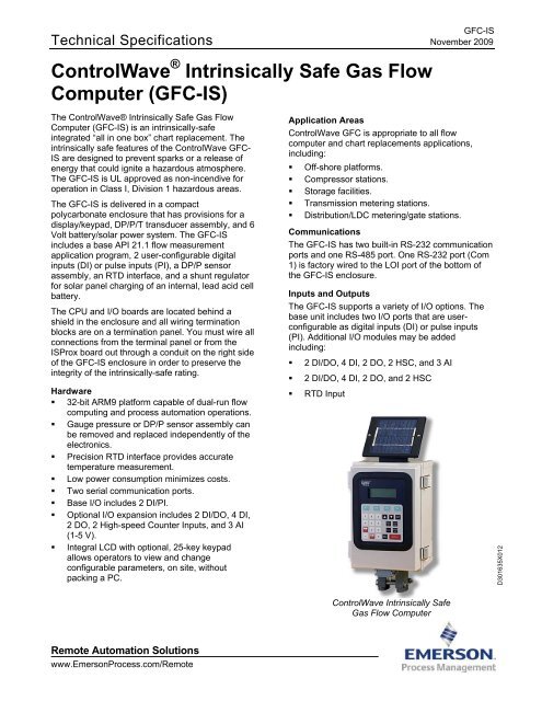 FloBoss 107 Flow Manager - Grupo Advance