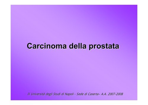tumore alla prostata gleason 95