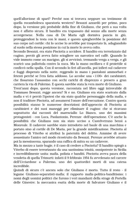 TURIDDU 30 ANNI DOPO (di Guido Gerosa, Storia ... - Misteri d'Italia