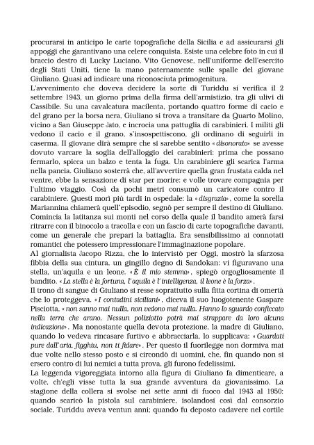 TURIDDU 30 ANNI DOPO (di Guido Gerosa, Storia ... - Misteri d'Italia